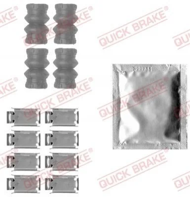 <strong>Монтажний к-кт гальмівних колодок QUICK BRAKE 109-1788 (фото 1)</strong>