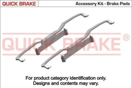 Монтажний к-кт гальмівних колодок для QUICK BRAKE 109-1849 фото товару