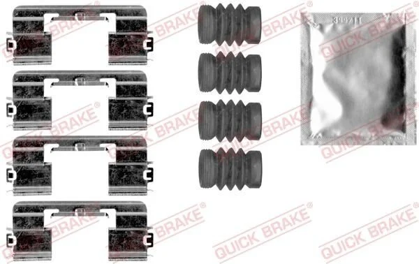 <strong>Планка супорта (заднього) прижимна (к-кт) Opel Astra J/Zafira 1.4-2.0CDTI 11- (QUICK BRAKE 109-1875 (фото 1)</strong>