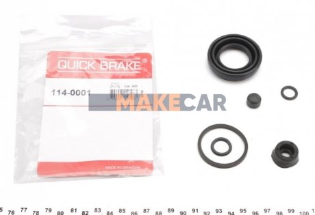 Ремкомплект тормозного суппорта QUICK BRAKE 114-0001 (фото 1)