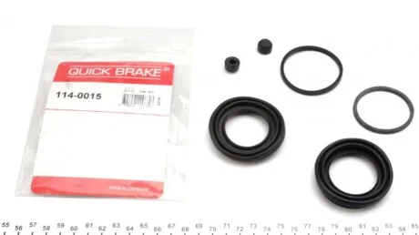 Ремкомплект гальмівного супорта для Fiat, Citroen, Peugeot QUICK BRAKE 114-0015 фото товару