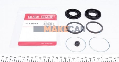Ремкомплект гальмівного супорта QUICK BRAKE 114-0042