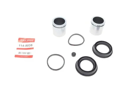 Ремкомплект гальмівного супорта (з поршеньком) для Chevrolet, Hyundai, Opel, KIA, SsangYong QUICK BRAKE 114-5035 фото товару