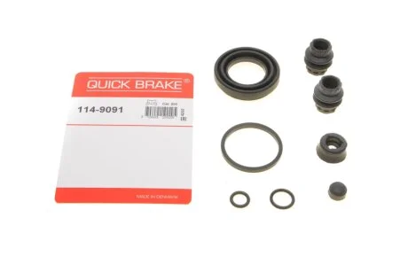 Ремкомплект супорту для Seat, Audi, Volkswagen, Skoda, Fiat QUICK BRAKE 114-9091 фото товару