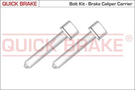 Комплект болтів гальмівного супорта QUICK BRAKE 11612K фото товара