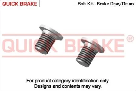 <strong>Болт гальмівного диска QUICK BRAKE 11661K (фото 1)</strong>