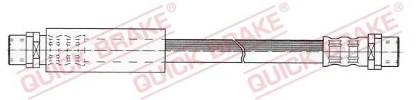 <strong>Гальмівний шланг QUICK BRAKE 22.308 (фото 1)</strong>