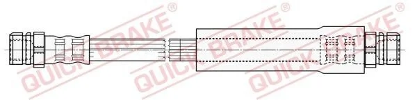 <strong>Гальмівний шланг QUICK BRAKE 22.315 (фото 1)</strong>