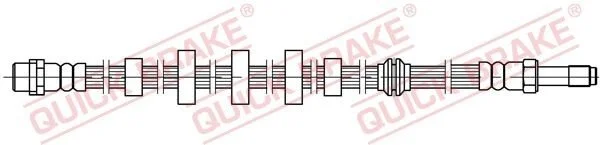 <strong>Гальмівний шланг QUICK BRAKE 32.208 (фото 1)</strong>