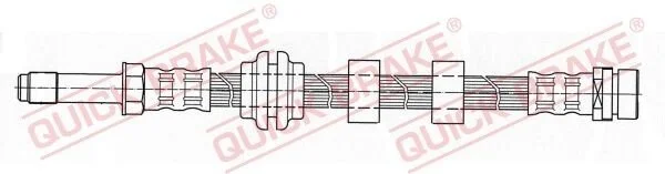 <strong>Гальмівний шланг QUICK BRAKE 32.963 (фото 1)</strong>
