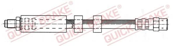 <strong>Гальмівний шланг QUICK BRAKE 32.972 (фото 1)</strong>