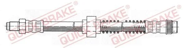<strong>Гальмівний шланг QUICK BRAKE 32.973 (фото 1)</strong>