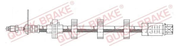 <strong>Гальмівний шланг QUICK BRAKE 32984 (фото 1)</strong>