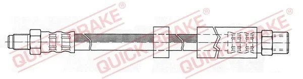 <strong>Гальмівний шланг QUICK BRAKE 32.988 (фото 1)</strong>
