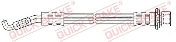 <strong>Гальмівний шланг QUICK BRAKE 50.065 (фото 1)</strong>