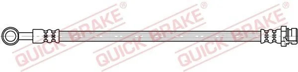 <strong>Гальмівний шланг QUICK BRAKE 50.090 (фото 1)</strong>