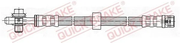 <strong>Гальмівний шланг QUICK BRAKE 50.104X (фото 1)</strong>