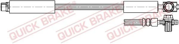 <strong>Гальмівний шланг QUICK BRAKE 50.402X (фото 1)</strong>