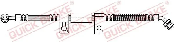 <strong>Гальмівний шланг QUICK BRAKE 50.706 (фото 1)</strong>