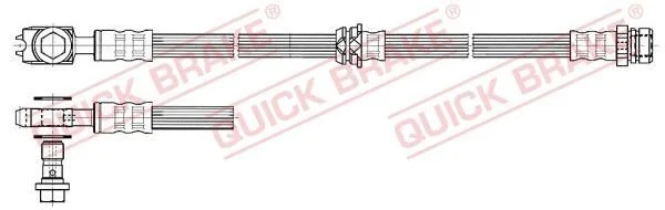 <strong>Гальмівний шланг QUICK BRAKE 50.832X (фото 1)</strong>