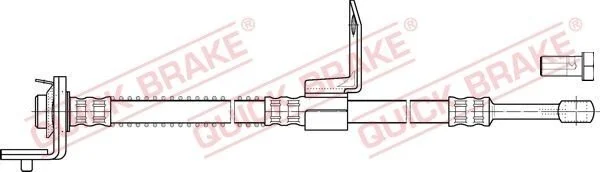 <strong>Гальмівний шланг QUICK BRAKE 50.857X (фото 1)</strong>