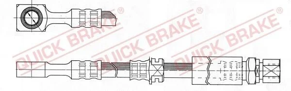 <strong>Гальмівний шланг QUICK BRAKE 50.976 (фото 1)</strong>