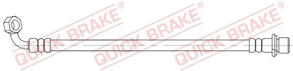<strong>Гальмівний шланг QUICK BRAKE 58016 (фото 1)</strong>