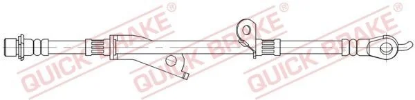 <strong>Гальмівний шланг QUICK BRAKE 58.880 (фото 1)</strong>