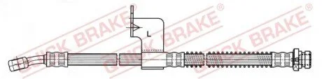 Гальмівний шланг для Hyundai QUICK BRAKE 59.937 фото товару