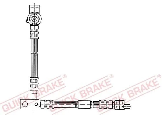 <strong>Гальмівний шланг QUICK BRAKE 59.994 (фото 1)</strong>