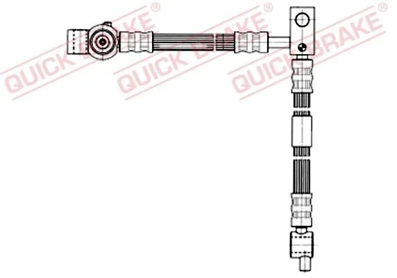 <strong>Гальмівний шланг QUICK BRAKE 59.995 (фото 1)</strong>