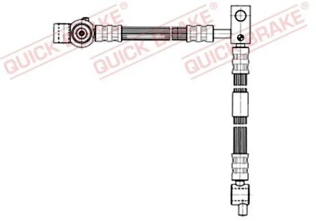 Гальмівний шланг для QUICK BRAKE 59.995 фото товару