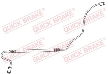 Шланг гальмівний QUICK BRAKE 96.018 фото товару