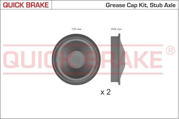 <strong>Пилозахисні ковпачки для ступиці QUICK BRAKE 9828K (фото 1)</strong>