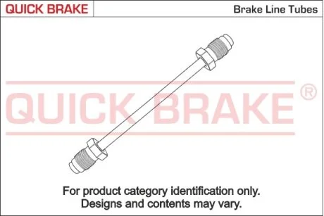 Гальмівний шланг для QUICK BRAKE CU0640AA фото товару