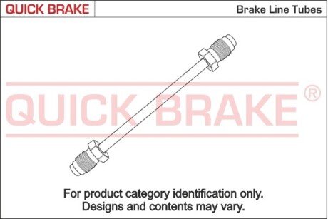 Трубопровод тормозного привода QUICK BRAKE CU1950AA фото товару