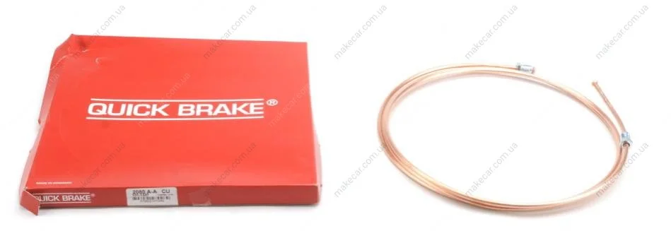 <strong>Гальмівна трубка з фітингами QUICK BRAKE CU-2080A-A (фото 1)</strong>