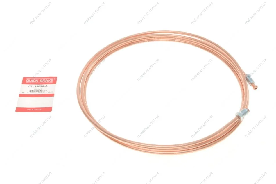<strong>Гальмівна трубка з фітингами QUICK BRAKE CU-3500A-A (фото 1)</strong>