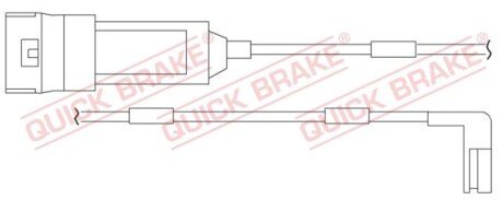 Датчик зносу гальмівних колодок QUICK BRAKE WS 0122 A фото товару