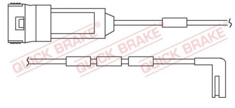 Датчик зносу гальмівних колодок QUICK BRAKE WS 0124 A фото товару