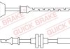 Датчик зносу гальмівних колодок QUICK BRAKE WS 0165 A (фото 1)