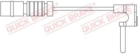 Датчик зносу гальмівних колодок QUICK BRAKE WS 0172 A фото товару