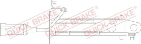 Датчик зносу,гальм.колодки для QUICK BRAKE WS0239A фото товару