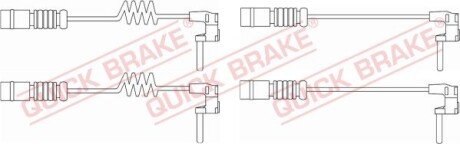 Датчик зносу гальмівних колодок QUICK BRAKE WS 0301 A фото товару