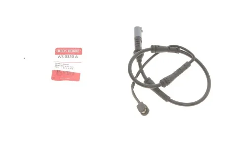 Гальмівні аксесуари (Датчик зносу колодки) для BMW, Lamborghini, Alfa Romeo, Volkswagen, Volvo QUICK BRAKE WS 0320 A фото товару
