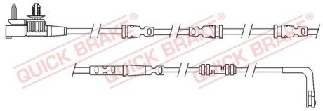 Датчик зносу гальмівних колодок QUICK BRAKE WS 0325 A фото товару