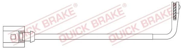 <strong>Датчик зносу,гальм.колодки QUICK BRAKE WS0440A (фото 1)</strong>