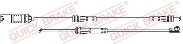 <strong>Датчик зносу,гальм.колодки QUICK BRAKE WS0445A (фото 1)</strong>