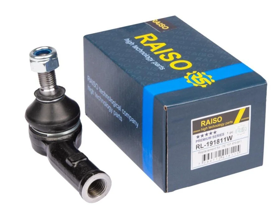 <strong>Наконечник тяги рульової (L) Volkswagen Golf/Passat/Polo/SEAT Toledo 82-02 RAISO RL-191811W (фото 1)</strong>