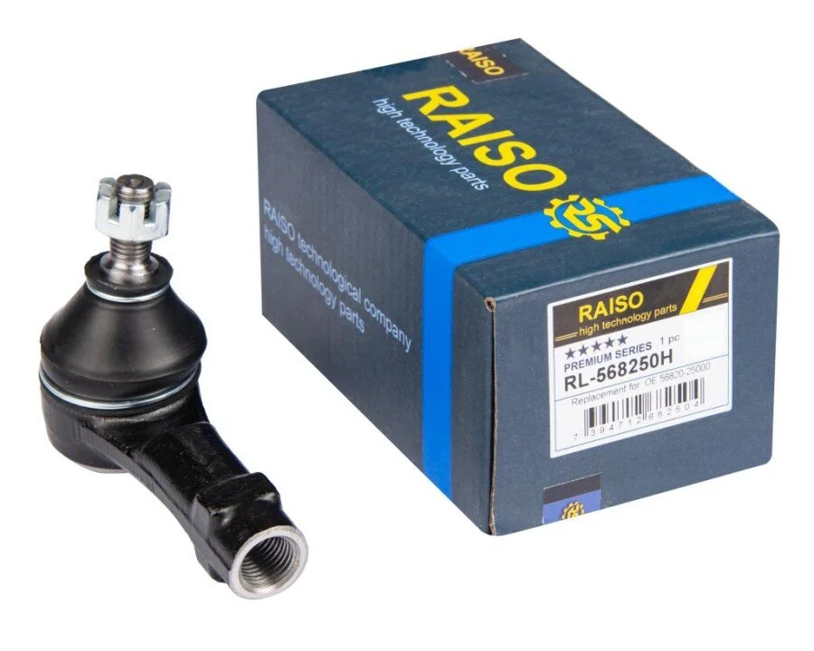 <strong>Наконечник тяги рульової Kia Cerato/Hyundai Accent/Santa FE/Sonata 90-10 RAISO RL-568250H (фото 1)</strong>